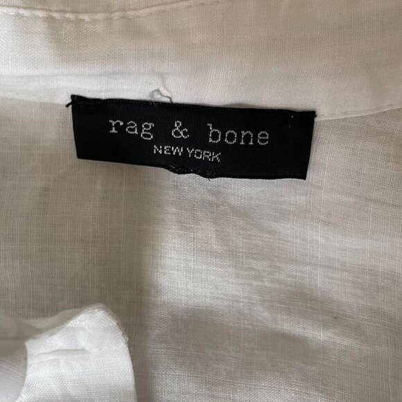 Rag & Bone Robin Embroidered Top in White Size Medium - Picture 5 of 6